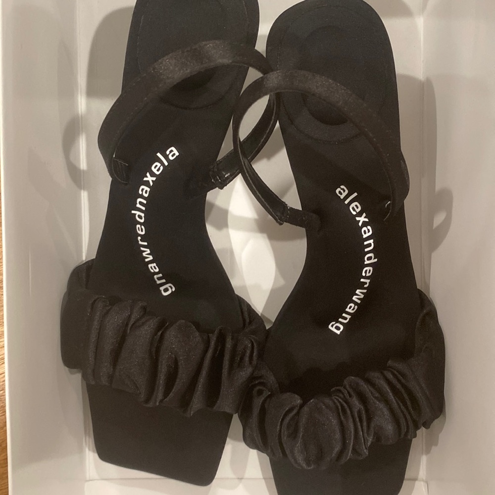 ALEXANDER WANG Julie Scrunchie Slingback - Brand New